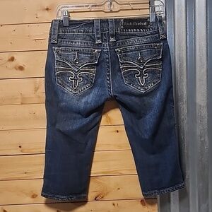 Rock Revival Shorts Cropped Jeans  Size 27 Celine